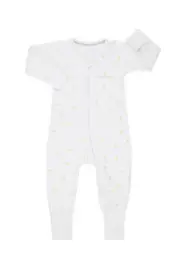 Bonds Baby Long Sleeve Zip Poodlette Wondersuit sizes 0 1 3 Colour White