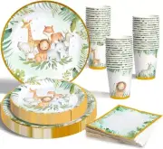 Safari Birthday Supplies Jungle Baby Shower - Safari and Cups and Napkins Sets