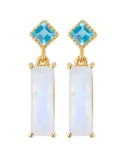 Tiramisu 14K 3.40 ct. tw. Gemstone Earrings