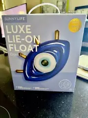 Sunnylife Outdoor Pool Luxe Lie-On Float - Greek Eye *NEW*