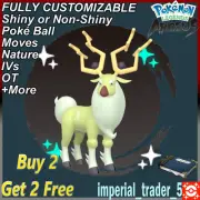 Pokémon Legends Arceus ✨ Shiny Alpha Wyrdeer ✨ W/ Best 6IV Customizable