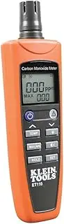 Carbon Monoxide Meter, Easy-to-use meter detects and measures concentration levels of carbon monoxide gas, Klein Tools ET110