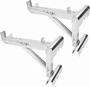 Wadukud 20Inch Ladder Stabilizer, 2PCS Adjustable Ladder Jacks, Alloy Steel, Tripod Load Bearing Bracket