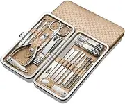19Pcs Stainless Steel Earpick Earpick Pedicure Household Manicure Cutters Toe Nail Scissors Tools for Thick Nails