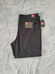 Quiksilver Mens 38x30 Slim Fit Black Stretch Tech Woven Pants Quicksilver NWT