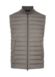 Herno Quilted Shell and Knitted Gilet - Beige - M M