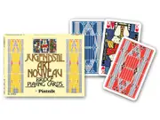 Piatnik Jugendstil Art Nouveau Bridge Playing Cards Double Deck (PIA213632)