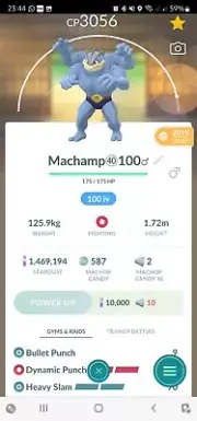 Machamp ( Maxed Out To Level 40 ) ( Two Charged Moves ) Pokemon Trade Go