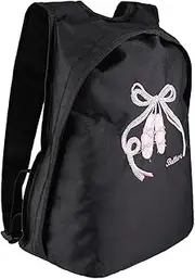 [QANYEGN] Ballet Backpack, Girls Ballet Dance Backpack with Sequin Decoration, Ballet Little Girl Storage Bag for Ballet, Dance