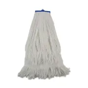 Boardwalk 824R 24 oz Lie-Flat Rayon Fiber Mop Head - White (12/Ct) New