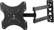 POPETPOP LCD Tv Wall Mount Bracket Rotating Holder for Flat Panel Tvs Easy Installation Swivel Durable Construction Black Finish