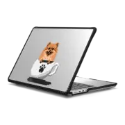 MacBook Pro 14-inch (M1 - M4) Impact Case POMERANIAN IN A CUP BY FATBEARD