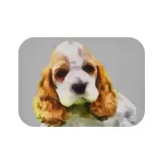 Cocker Spaniel 'Hogan' Bathroom Rug Mat