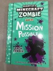 BOOK 25 DIARY OF MINECRAFT ZOMBIE BOOK MISSION IMPOSSIBLE, NEW ZACK ZOMBIE