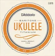 D'Addario Ukulele Strings Clear Nylon EJ87B Baritone