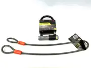 Kryptonite Kryptolok Series 2 Mini U-Lock 3.25" X 7" w/ 4' x 10mm Cable Combo