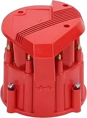 Distributor Cap and Rotor Kit : Replacement Assembly for K549 SBC Engines, Compatible with 283 305 307 327 350 400 BBC 454 396 427 (Red)