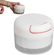 Food Processor for Garlic | Hand Masher Meat Veggie Chopper - Manual Food Processor Time-Saving Onion Grinding Bowl for Ginger Cheese Nuts