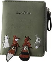 [DEARMAMY] Foldable Coin Purse Short Coin Pouch Change Pouch Pu Bag Fashion Wallet