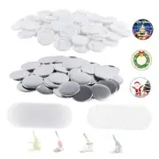 200 Sets 58mm/2.25 inch Button Maker Supplies, Pin Back 58mm/2.25 inch 200 sets