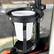 Gyroscopic Cup Holder, 3D Motorcycle Drink Holder | Adjustable 3D Printed Stroller Cup Holders, Auto Leveling Integral Rotatable Beverage Cage for Camping Accessories
