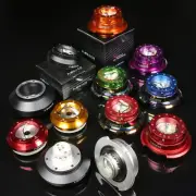 NRG RED STEERING WHEEL SHORT HUB+GEN 2.8 QUICK RELEASE GREEN FOR 200/240SX 300ZX (for: Nissan)