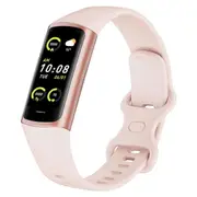 TODO Fitness Tracker Smart Watch BT 5.0 Body Thermometer Temperature BPM Monitor - Pink