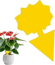 Gnat Traps for House Indoor | Fly Sticky Paper,No Harm Odorless Waterproof Yellow Gnat Catcher Bait Tape Eliminator for Outdoor Garden