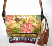 Patricia Nash Corfu Seashell by The Seashore Crossbody Leather Bag NWT $149