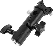 GAROZATION Professional Flash Umbrella Stand Flash Holder Bracket Photography Bracket 180° Rotatable Suitable for Softbox Led Light