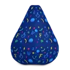 Bean Bag Chair Cover Blue