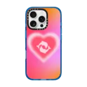 iPhone 16 Pro Impact Case MagSafe Compatible Dolphin Heart - Love