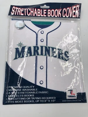 Seattle Mariners Jersey Stretchable Book Cover - 8" X 10" - Gift Idea Osfa
