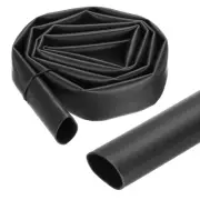 2Pcs 11/16 Inch 4ft Wire Heat Shrink Tubing 4:1 Heat Shrink Wrap Black
