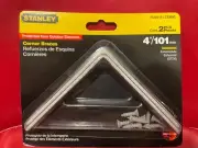 Stanley Corner Braces 4" 75-6515 / CD997 Galvanized 1 Pack FREE SHIPPING