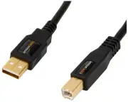 Amazon Basics USB-A to USB-B 2.0 Cable with 480 Mbps Transfer Speed for Printer