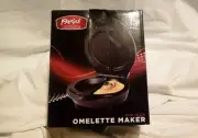 Parini Appliances Non-Stick Omelette Maker-Black New In Box
