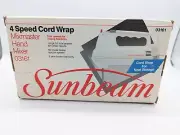 Sunbeam Mixmaster Hand Mixer 4 Speed Vintage 03161 New Unused 1991