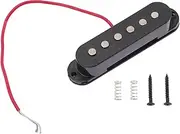SWOOMEY 1 Set Portable Acoustic Guitar Pickup Compact Piezo Contacts for Easy Installation Durable Design Classic Staggered Pole Spacing Compatible with Electric Guitars