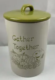 Peanuts Snoopy Canister Gather Together with Snoopy & Pumpkins