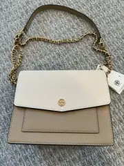 Tory Burch Robinson Saffiano Leather Convertible Shoulder Bag Crossbody 154318