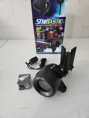 Startastic Motion Holiday Projector 12 Slides Included