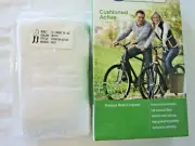 Health Mart Unisex Compression Knee Socks XLG 15-20 mmHG White Cushioned 6003