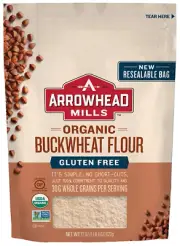 Arrowhead Mills Organic Gluten Free Buckwheat Flour, 22 oz. Bag (Pack of 6)