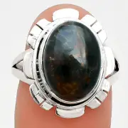 Premium Quality Pietersite - Namibia 925 Sterling Silver Ring s.8 Jewelry R-1342