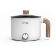 1.5L Small Stainless Steel Rice Cooker Multifunctional Rice Cooker/Studio/Hotel/Camping/Office Portable Rice CookerWhite