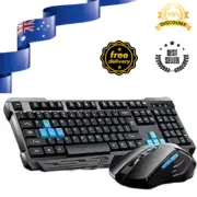 Wireless Keyboard and Mouse Combo, 2.4Ghz Cordless USB Computer Keyboard