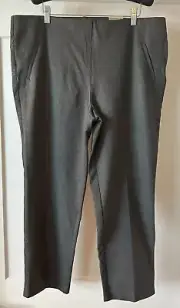 Chicos Pants Size 3 NWT Heather Gray Ankle Slimming Rayon/Nylon/Spandex