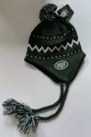 Kids NFL Jets Green Pompom Beanie