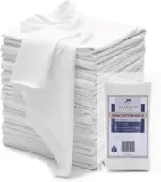 Lint Free Rags- 100% Cotton Rags for Cleaning Rags Cotton Cloth Soft Tshirt Rags